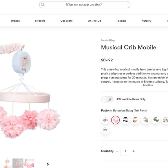 Lambs and Ivy Crib Mobile - Picture 2 of 3